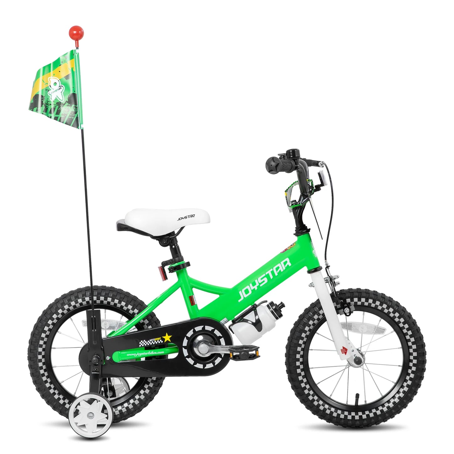 JOYSTAR Little Daisy Kids Bike for Girls Ages 2-7 Years, Bikes with Doll Bike Seat & Streamers,Bikes with Flag & Number Plate