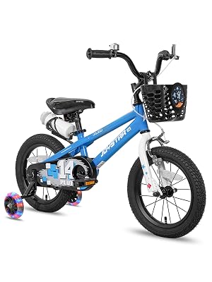 JOYSTAR Children's Bicycle for Boys Girls Age 3-12 Years, Kids' Bicycles with Light Up Training Wheels, Multiple Colors
