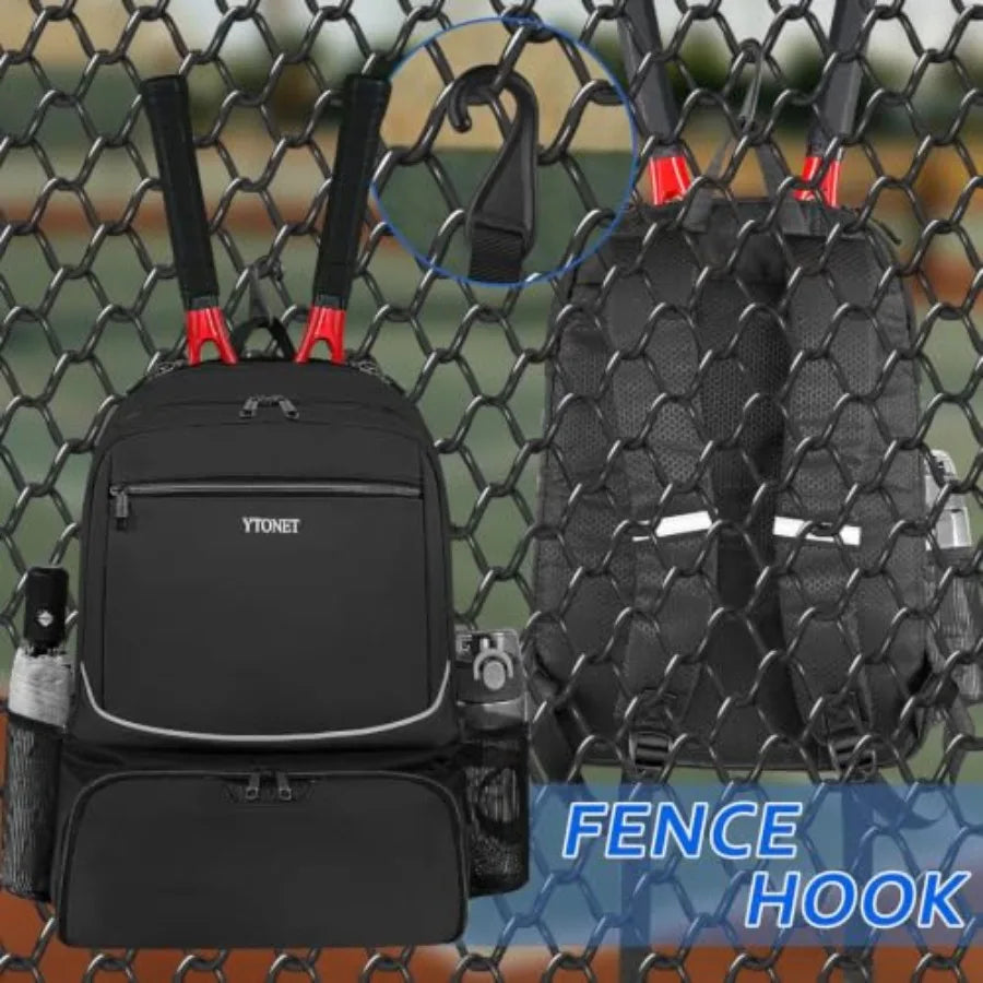 Tennis Bag Tennis Backpack for Women Men 2 Rackets with Insulated Pocket Ventilated Shoe Compartment