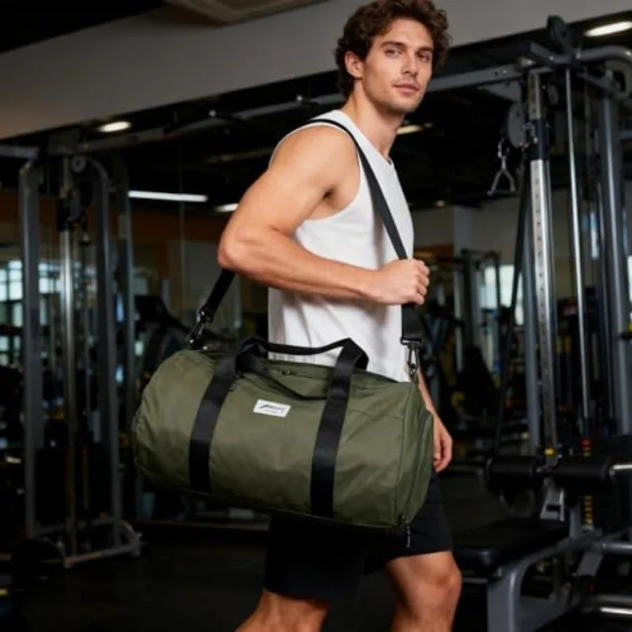 Gym Bags for Men with Side Pocket 38L Large Sports Gym Duffle Bag Adjustable StrapandShoe Compartment, Waterproof, Spacious, Du