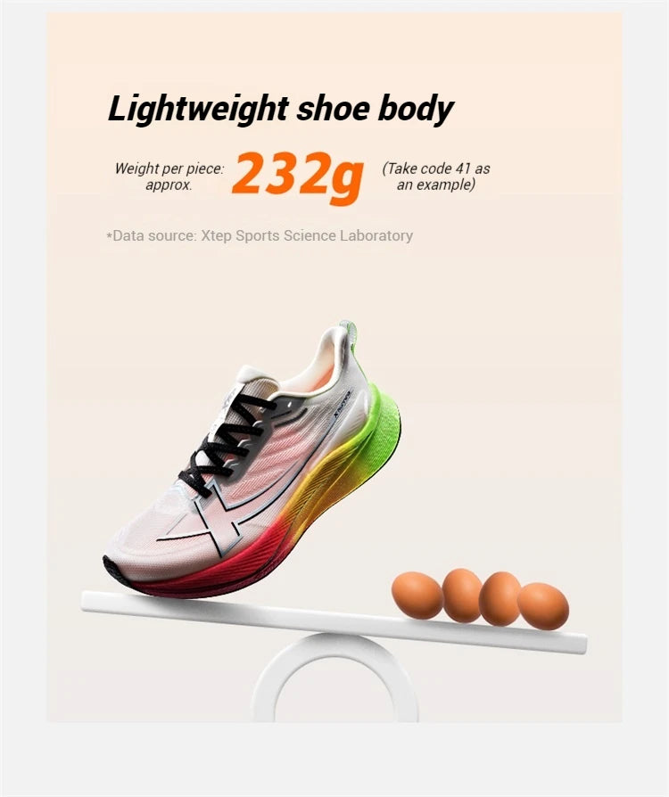 Xtep Women Running Shoes 2000km 3.0 2025 Spring Lightweight Cushioned Wear-Resistant Training Jogging Sneakers  875118110034