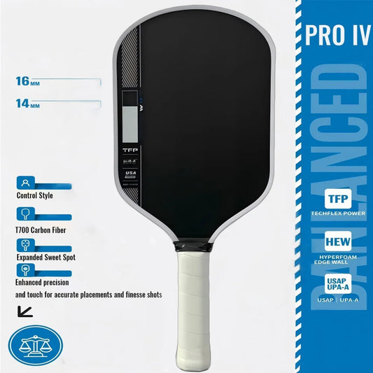 HYP-Pro IV Pickleball Paddle OEM Gen 4 TFP Foam Core T700 Carbon Fiber Pickleball Racket