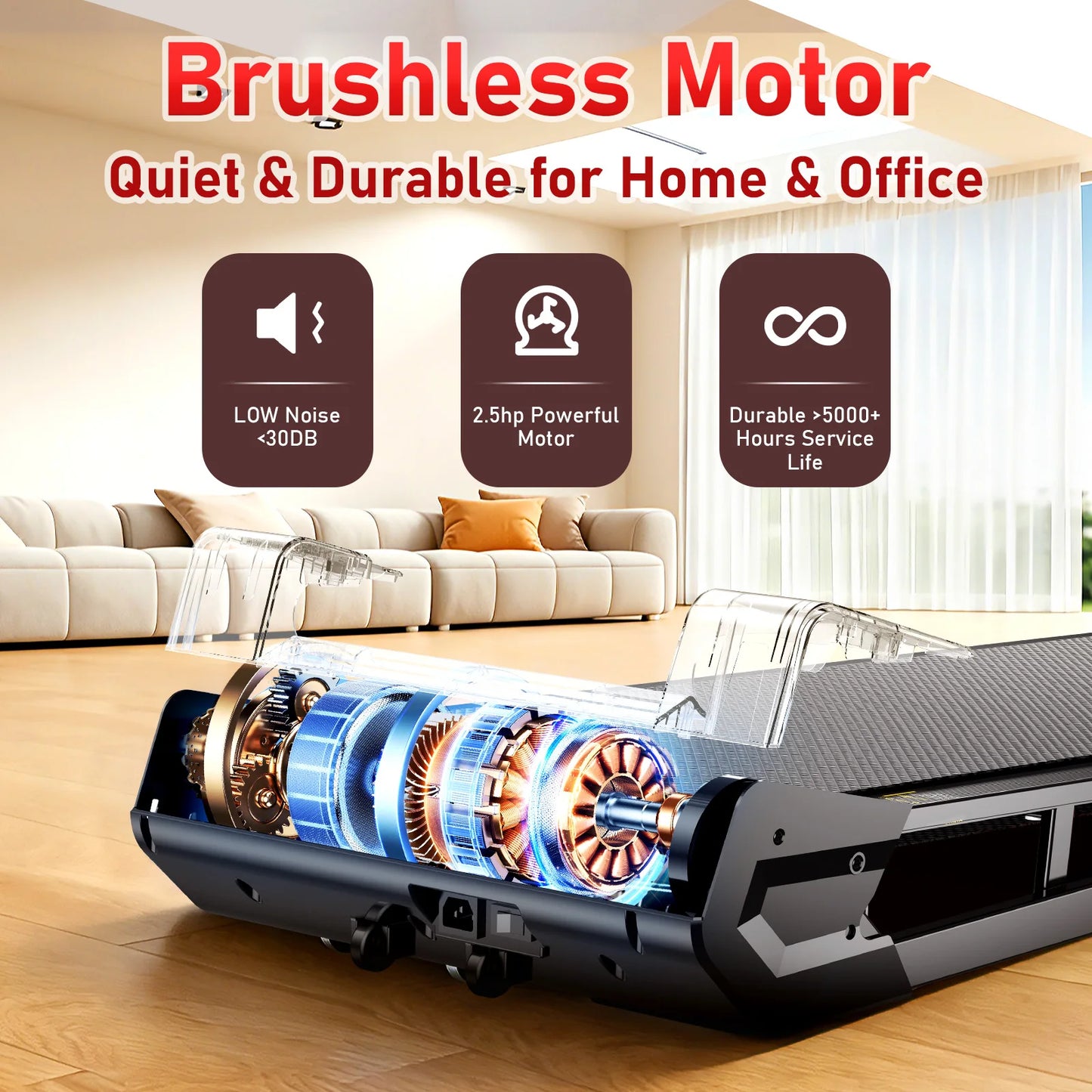 AKLUER Under Desk Vibration Walking Pad - 3 in 1 Vibration Plate Treadmill with Remote Control, Quiet Brushless with 5% Manual Incline, Portable for Home Office