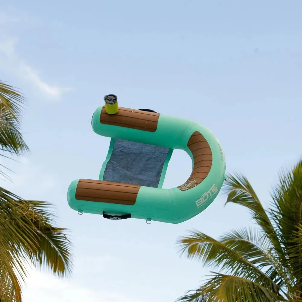 Hangout Suite Floating Chair Pool Beach Lake Boat Float Adults Family Friendly 4FT Multiple Colors 1 or 2 Pack, Customized