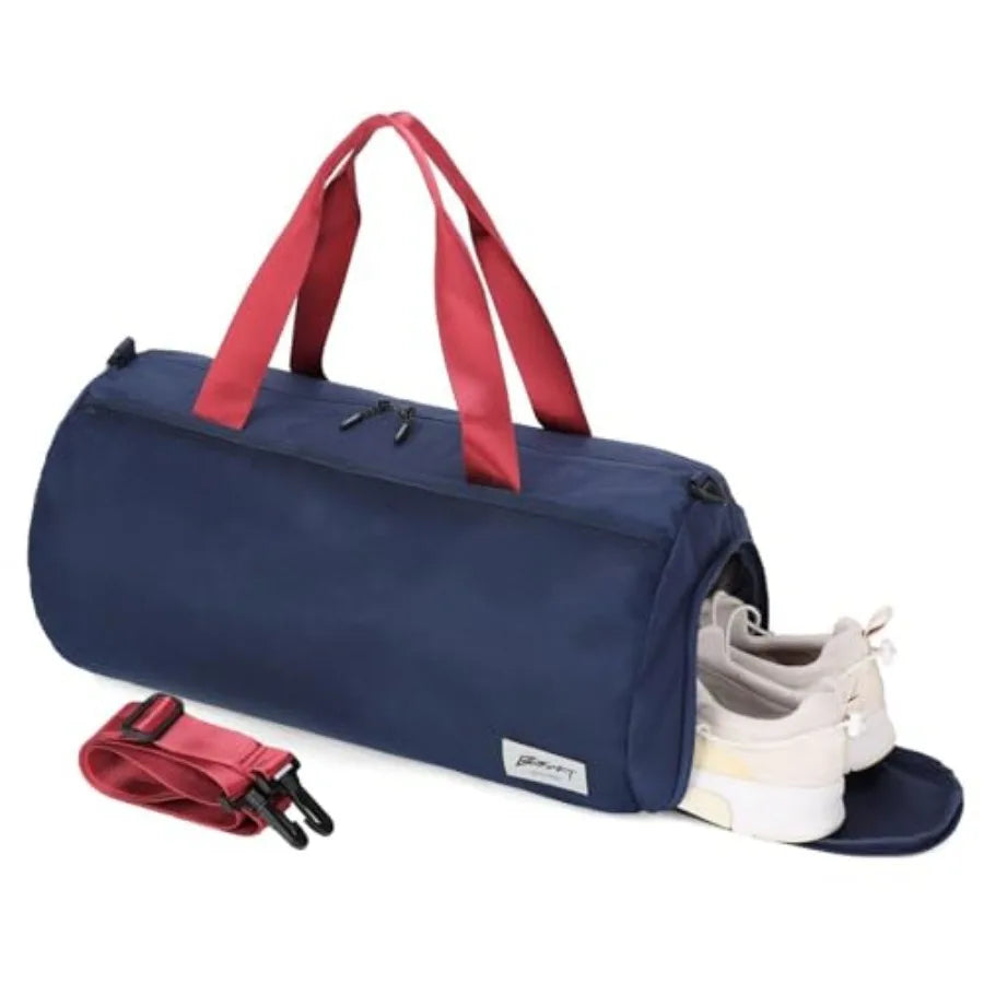 Gym Bags for Men with Side Pocket 38L Large Sports Gym Duffle Bag Adjustable StrapandShoe Compartment, Waterproof, Spacious, Du
